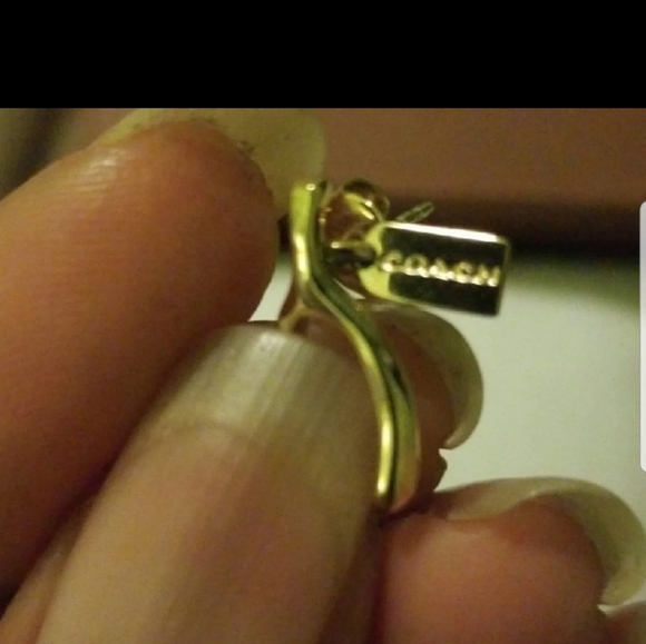 COPY - Coach wishbone earrings - Picture 2 of 2
